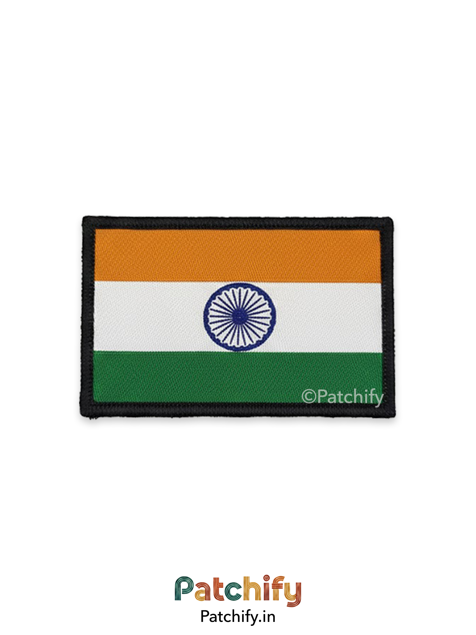 India Flag Patch (Economic) - Pack of 3 (Sew on)