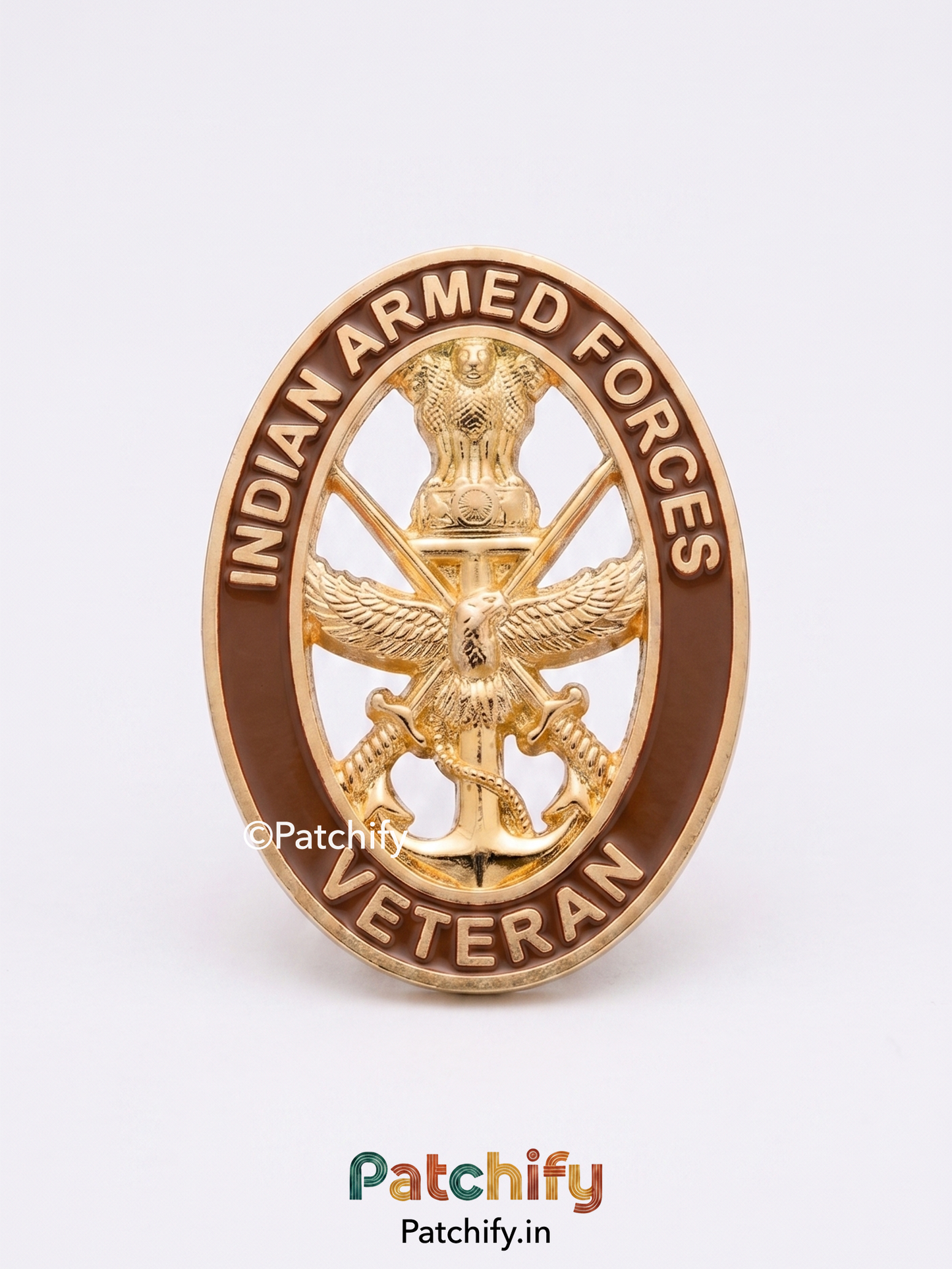 Indian Armed Forces Veteran Lapel Pin