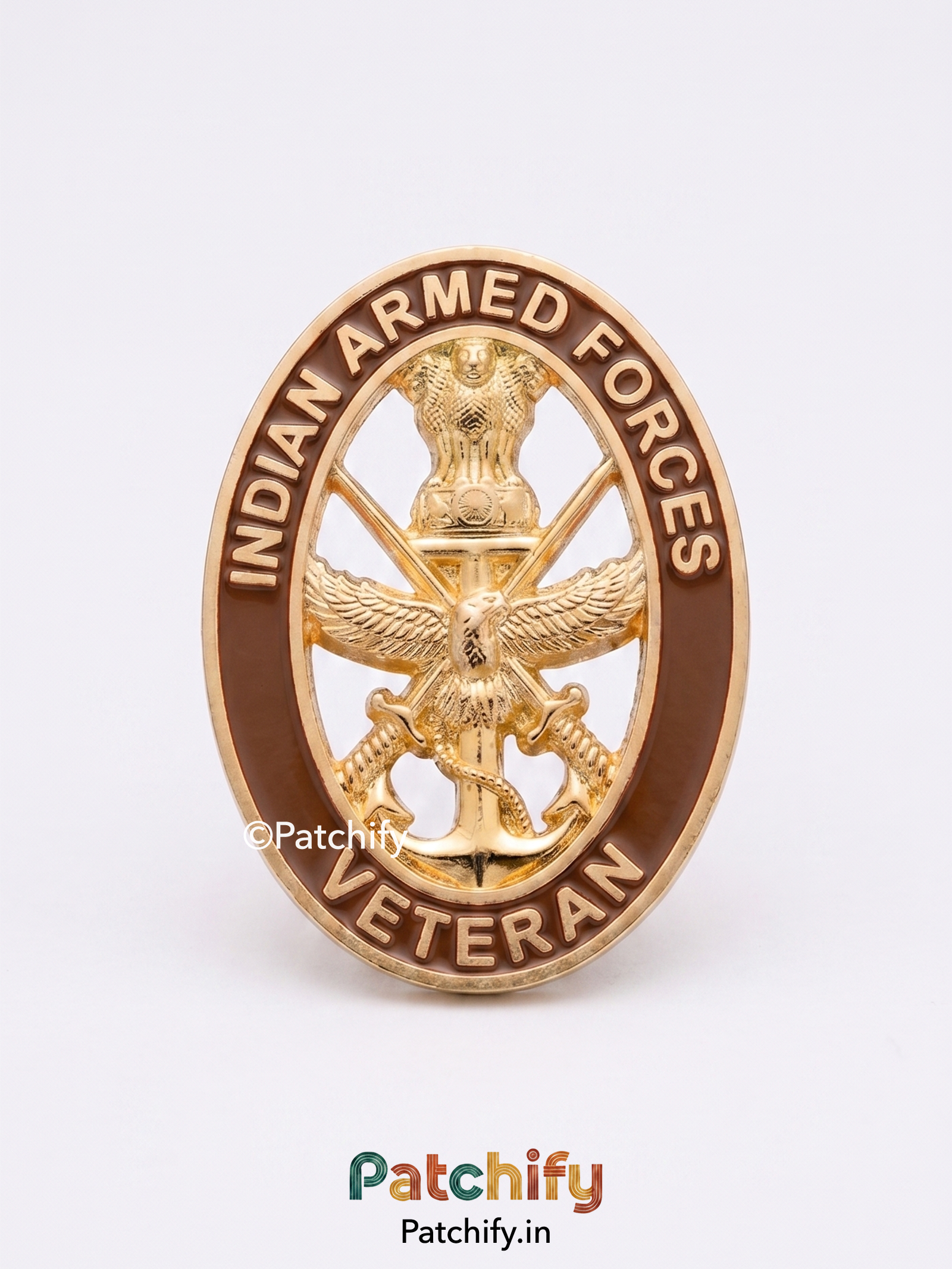 Indian Armed Forces Veteran Lapel Pin